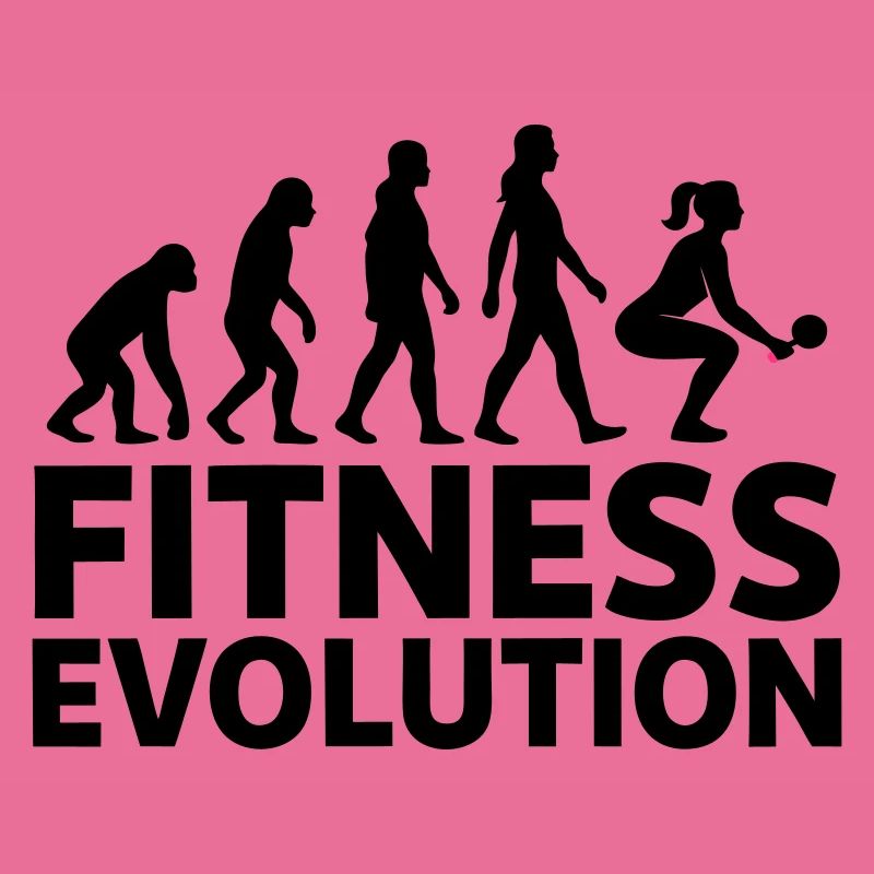 Fitness Evolution Frau Geschenk Cool