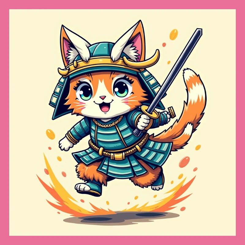 Cat Samurai Original
