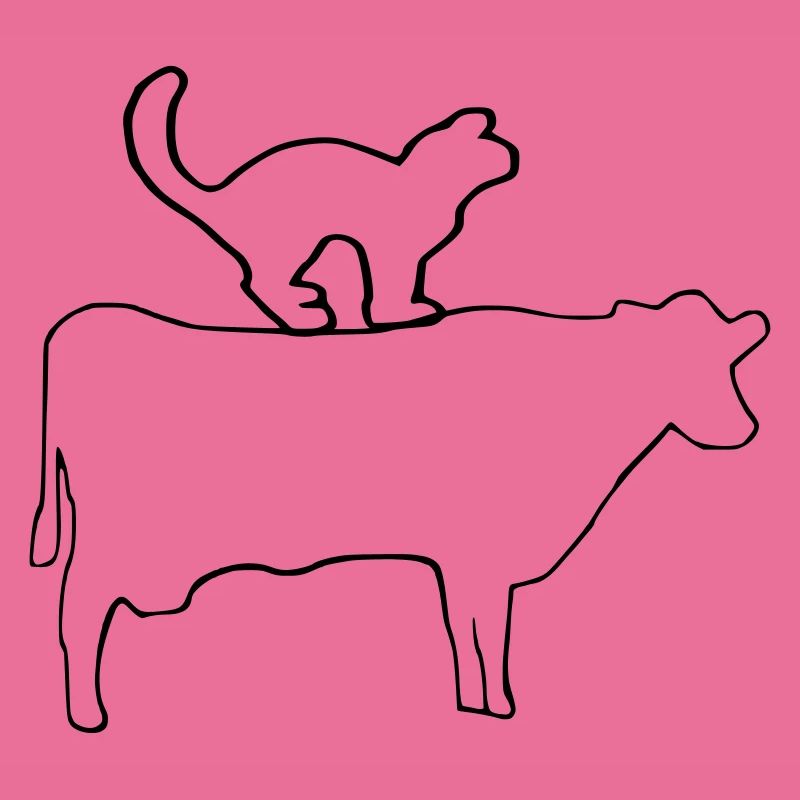 Katze Kuh