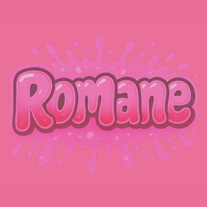 Graffiti Romane Name Geschenk Ideal Druckbare Su