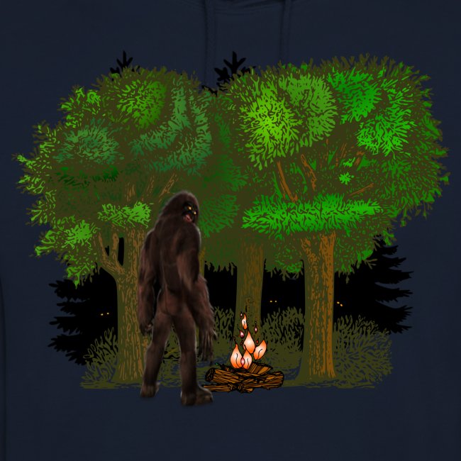 Bigfoot Campfire Forest