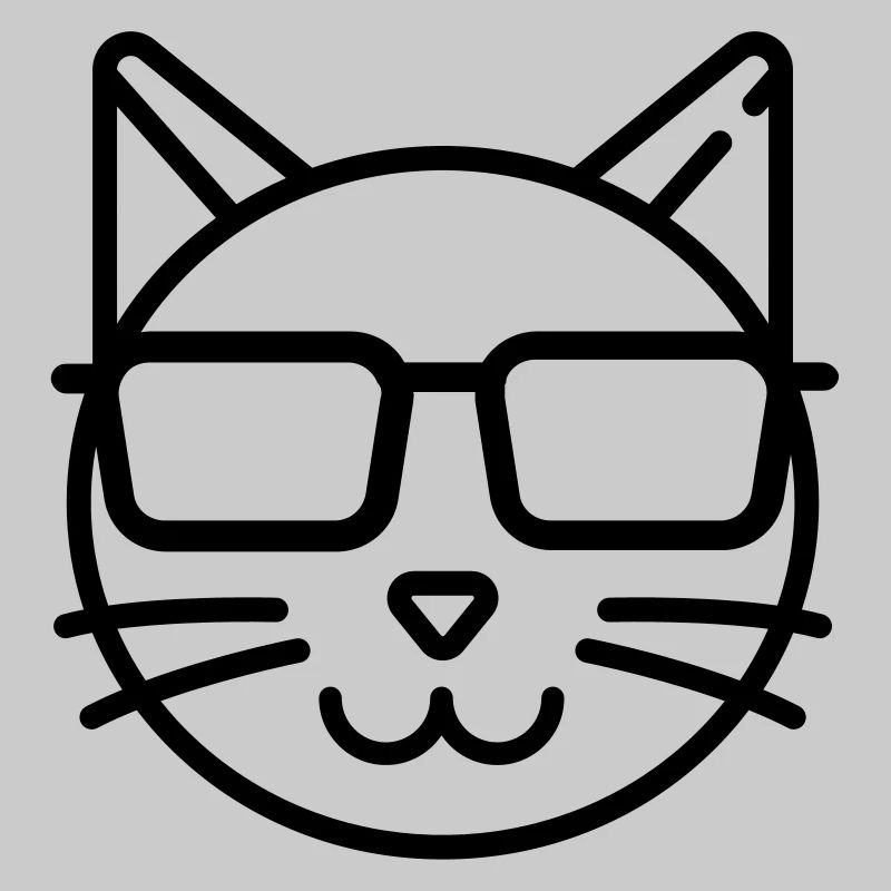 Cool Cat - Katze mit Sonnenbrille