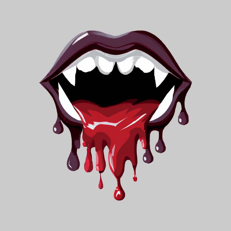 Dripping Vampire lips