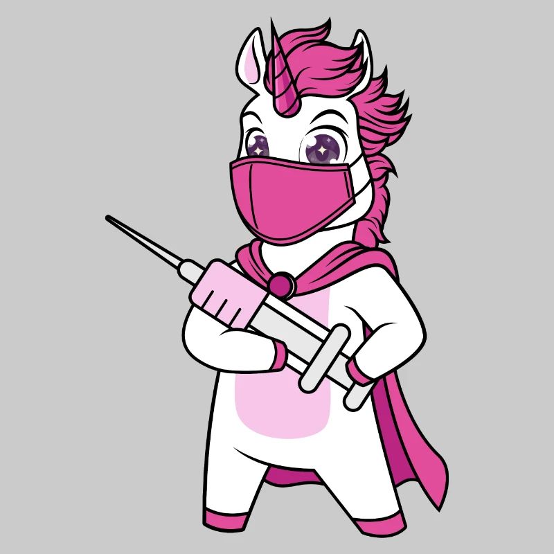 Geimpft Impfung Immunicorn Einhorn