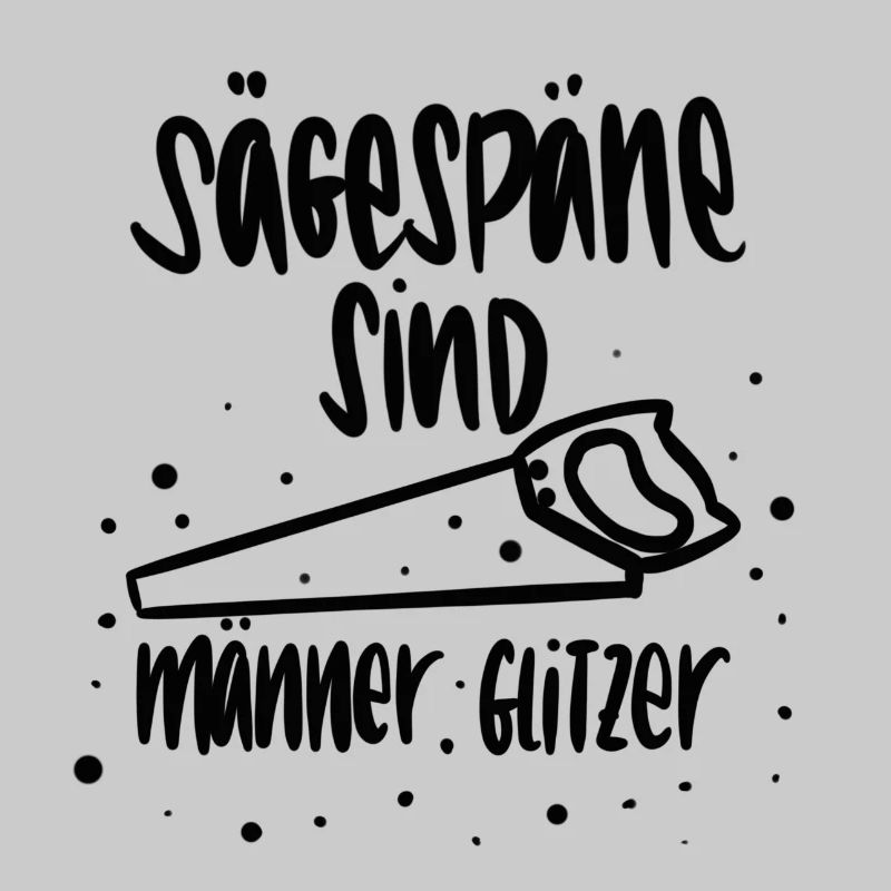 Sägespäne sind Männer Glitzer