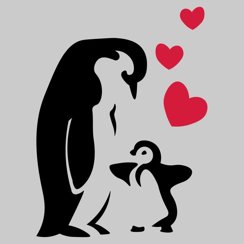 Pingouin papa / maman - bébé