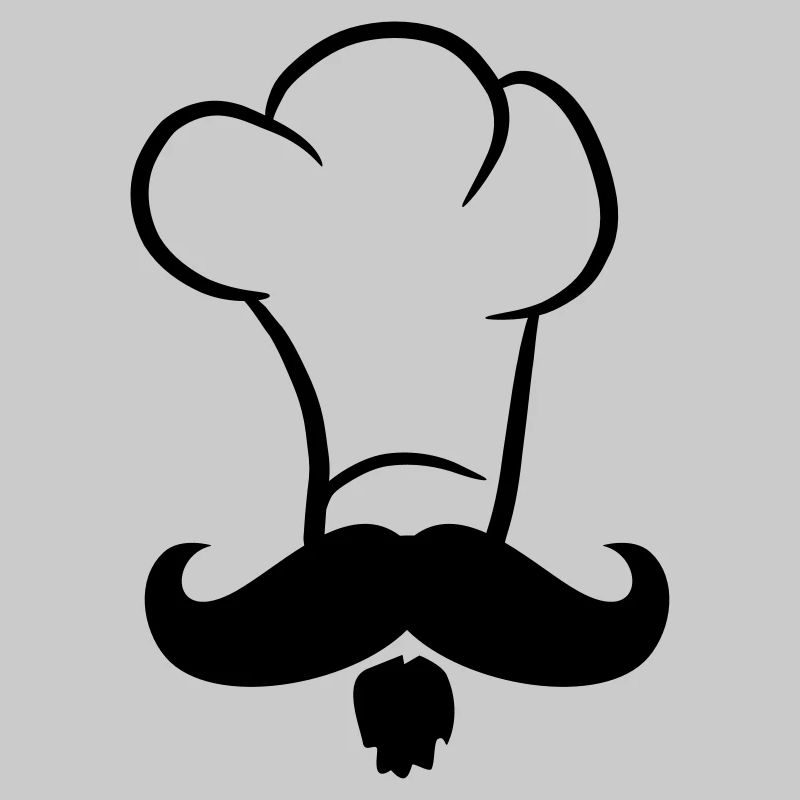 Chapeau de chef de Moustache Moustache chef
