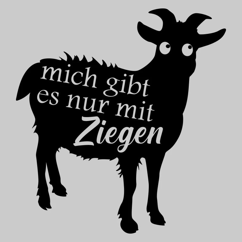 nur mit ziege