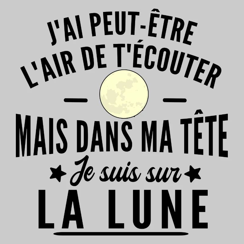 je suis sur la lune