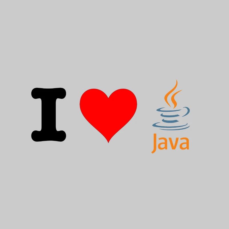 I love Java | Programmer Fan Theme | White
