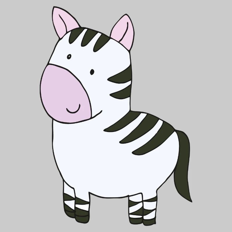 zebra rosa