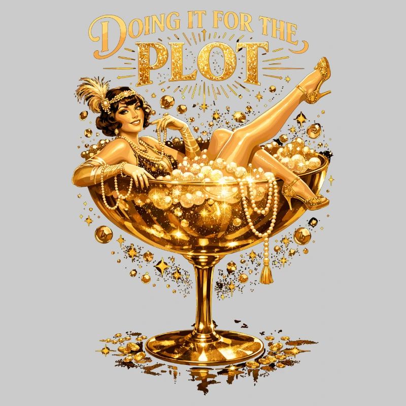 Golden Flapper: Doing it for the Plot Art