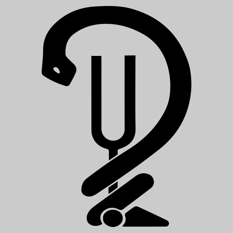 audio prothese caducee snake tuning fork
