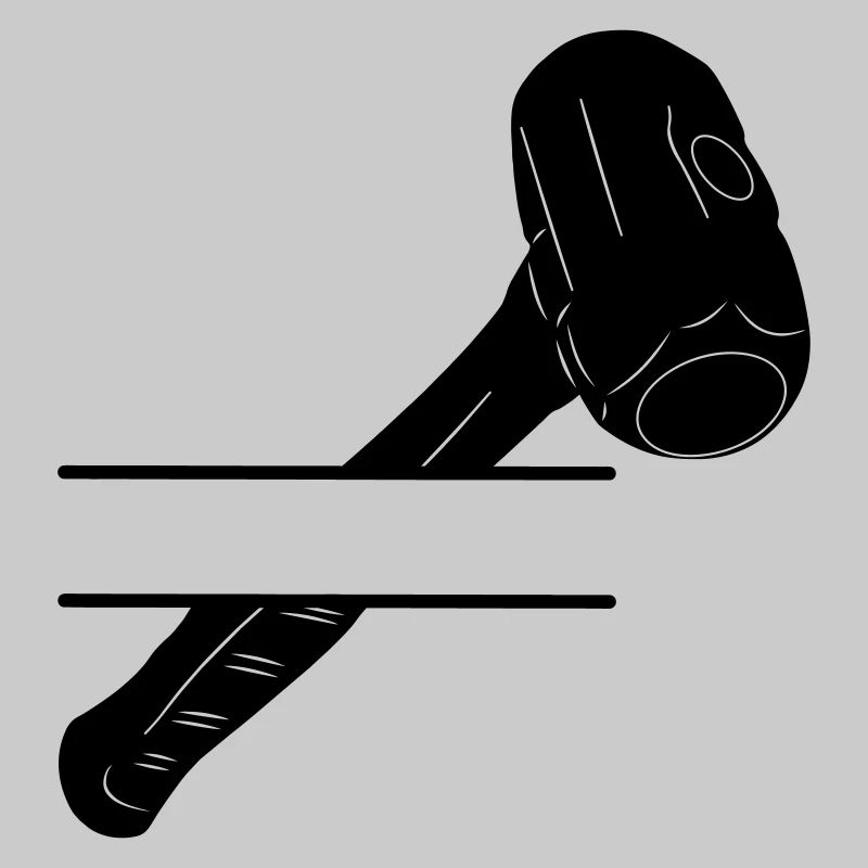 Hammermonogramm zum Abbruch