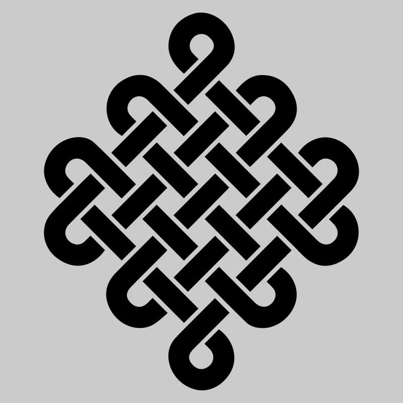 Infinity Buddhism Tibetan endless knot Celtic