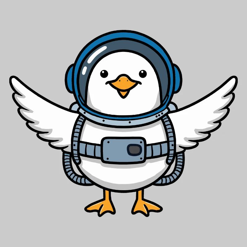 Bande dessinée Seagull Profession Astronaute en combinaison spatiale