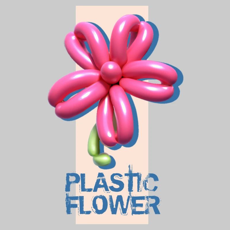Plastikblume