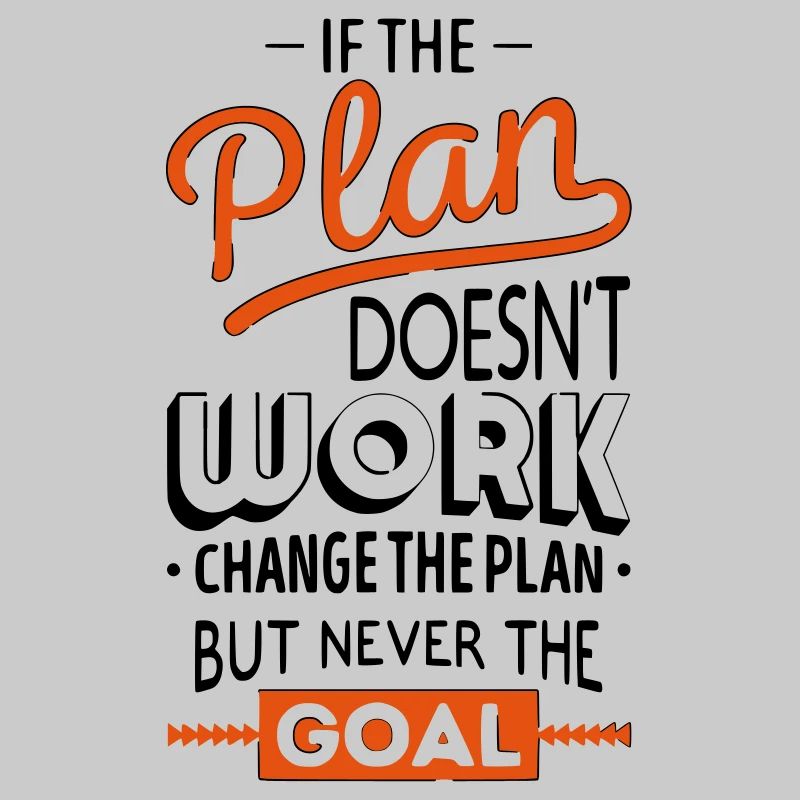 If the plan doesn t work Farbe aenderbar