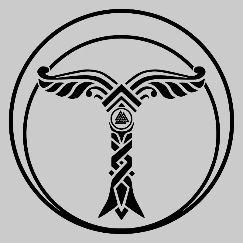 Irminsul mit Valknut