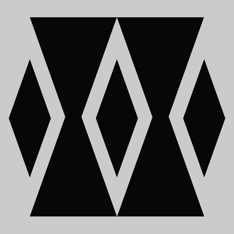 Les triangles Sablier - Formes & Symboles simplement black