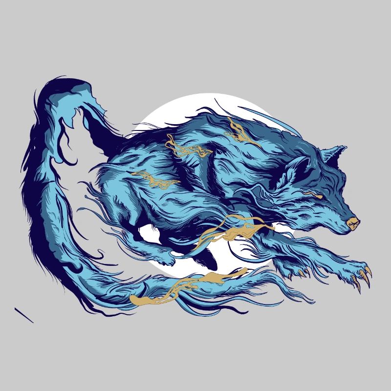 Blauer Wolf