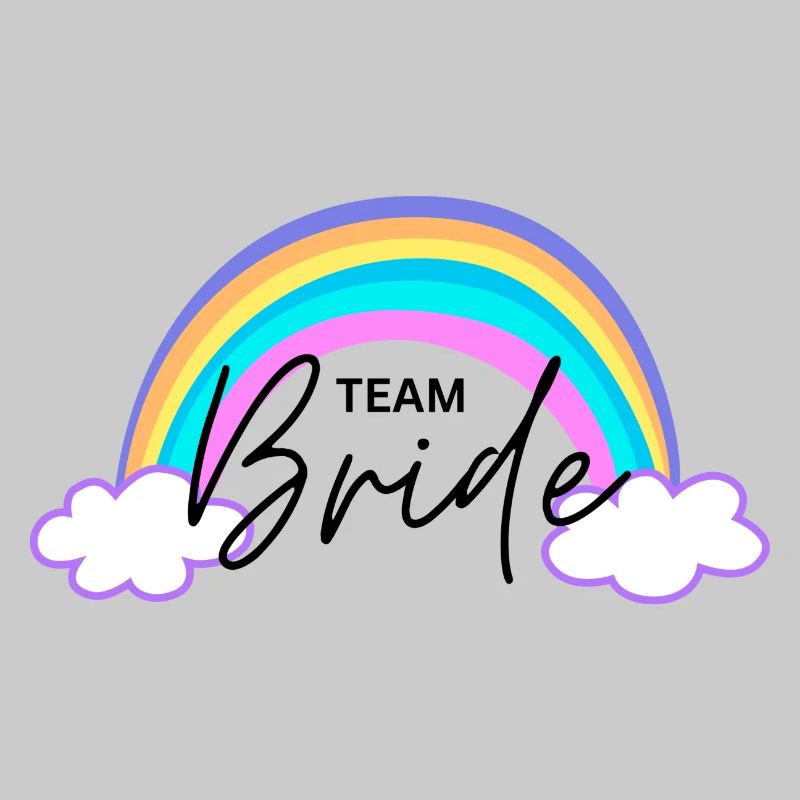 Team Bride Rainbow