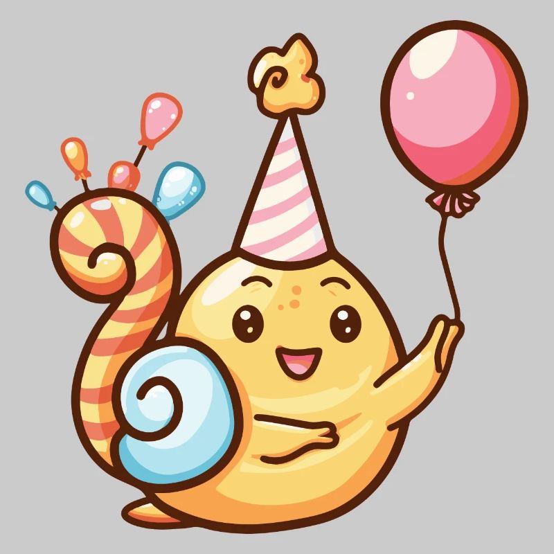 Schnecke Geburtstag Comic