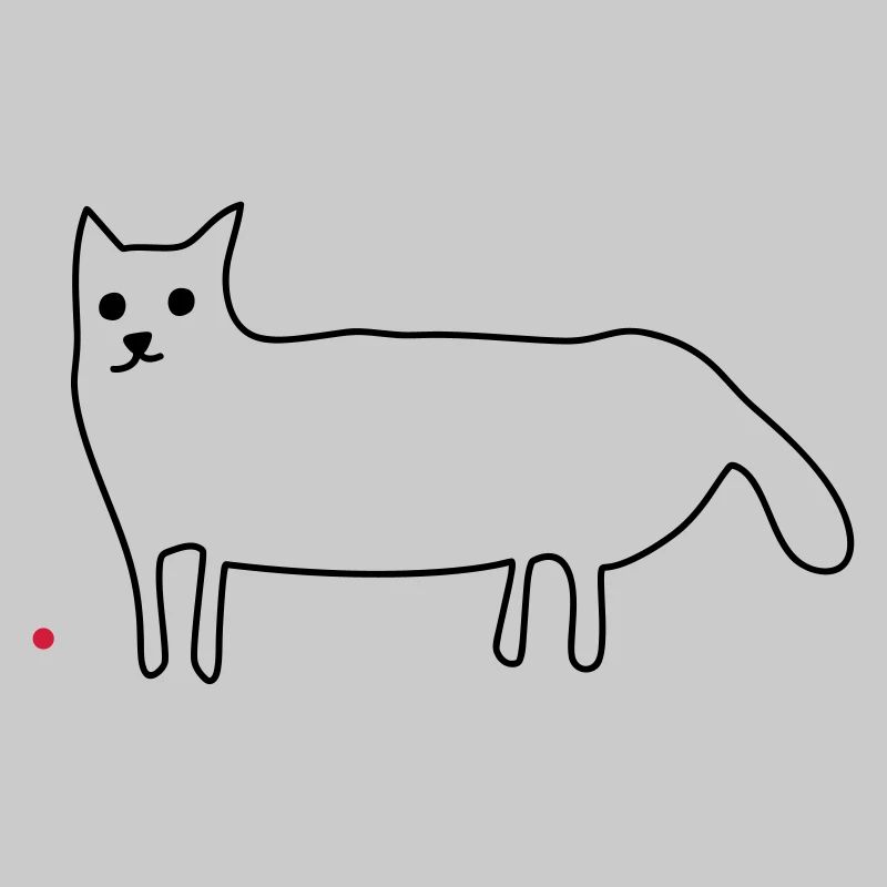 Katze mit Laserpointer
