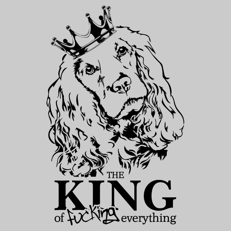 COCKER SPANIEL King Hundespruch Hunde Wilsigns