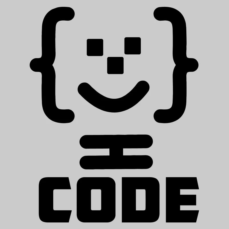 Hauptprogrammierer-Code-Logo mit Text CODE