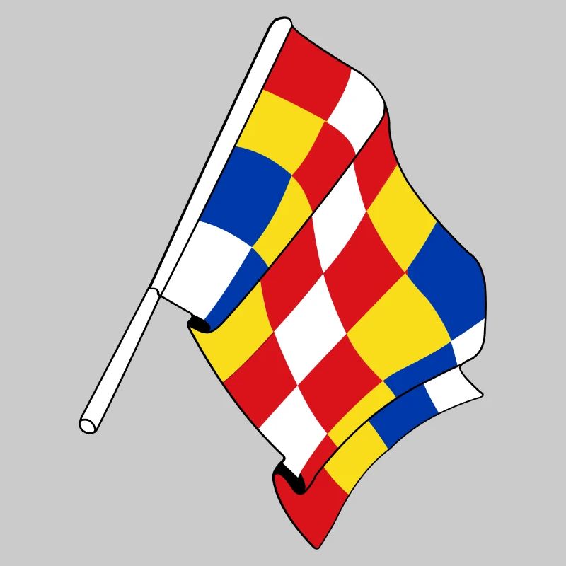 Drapeau Anvers Belgique