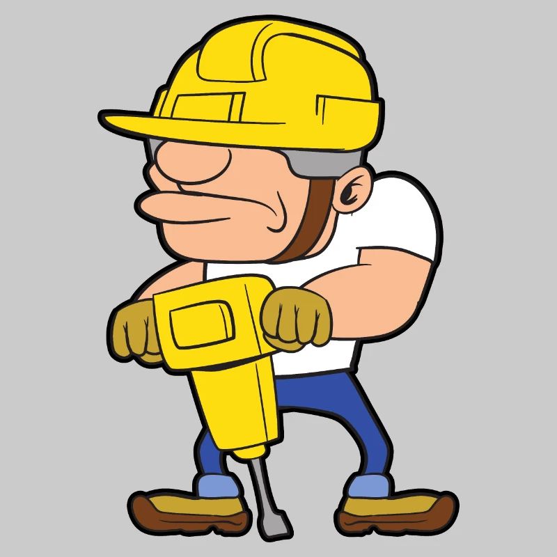 Travailleur de la construction chantier de construction