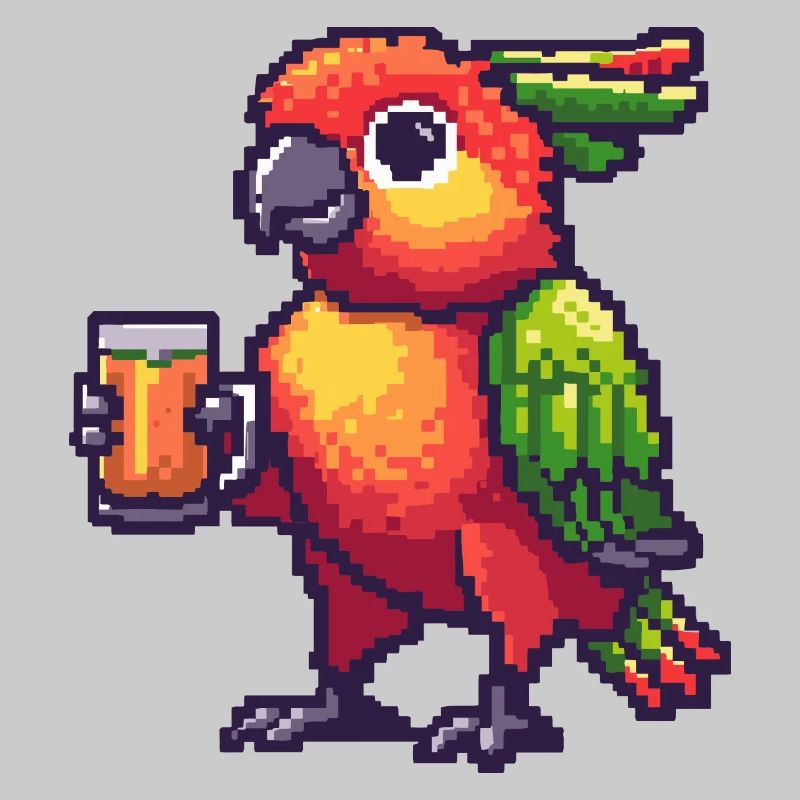 Papagai Bier Pixel