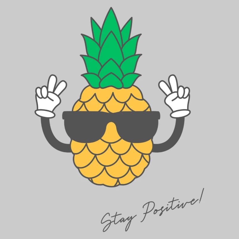 Pineapple "positive Vibes"