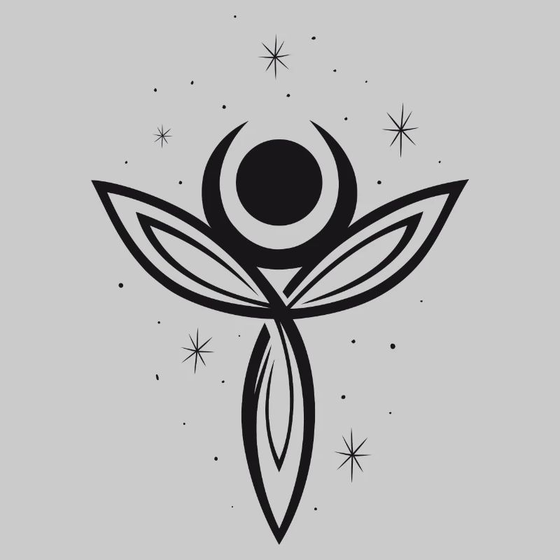 Déesse Lune Déesse Trinity Triquetra