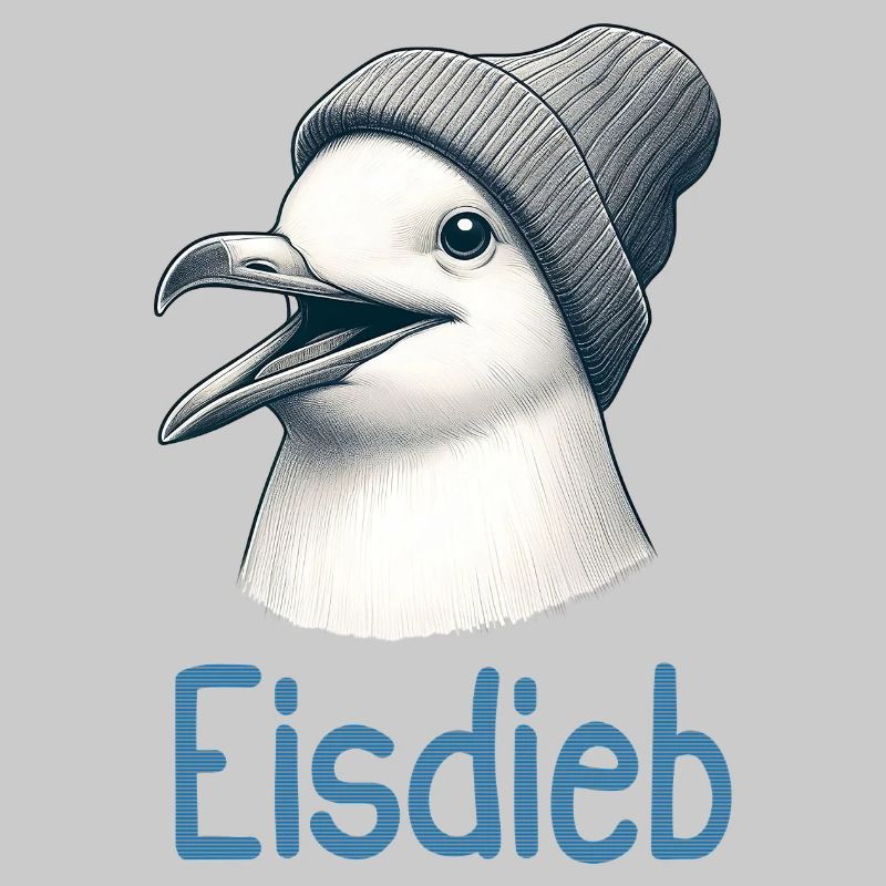 Moin Möwe Vogel Eis Creme Eisdieb Küste Nordsee