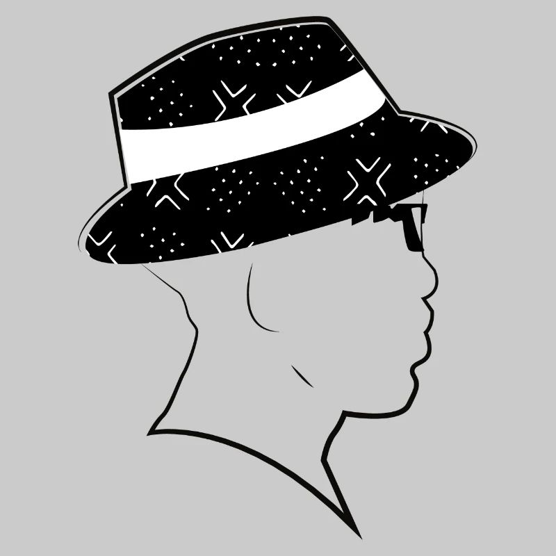 Afroschwarzer Mann mit Mütze