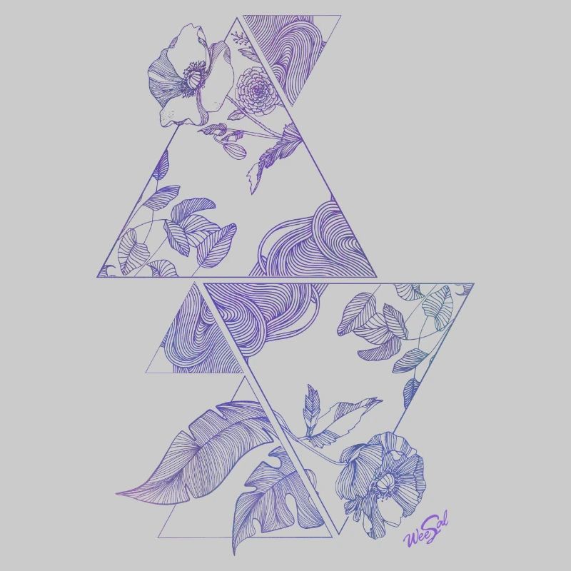 fleurs de triangles