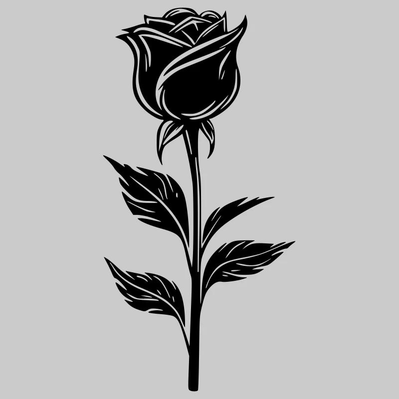 Schlichtes Rosendesign