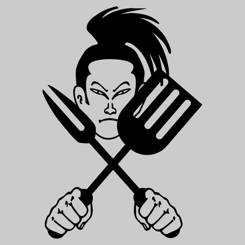 Cuisinier samouraï japonais