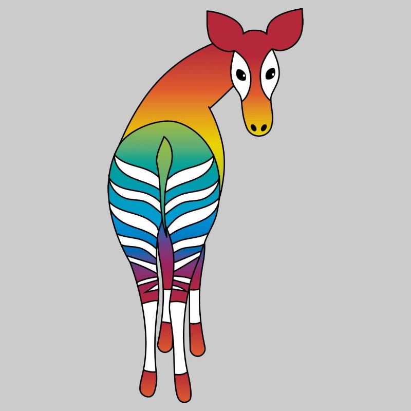 Regenbogen Okapi