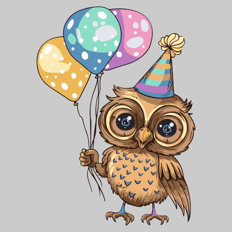 Eule Geburtstag Comic