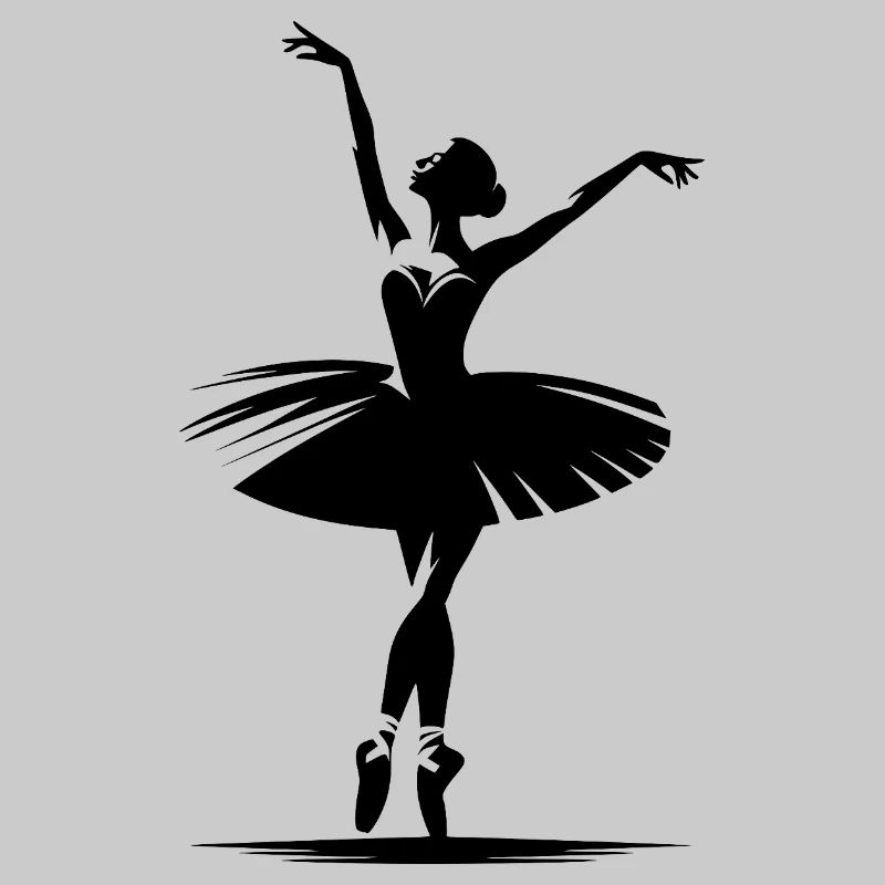 Danseuse avec élégance et pose de danse classique