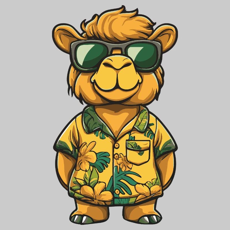 Kamel Comic Cool Sommer