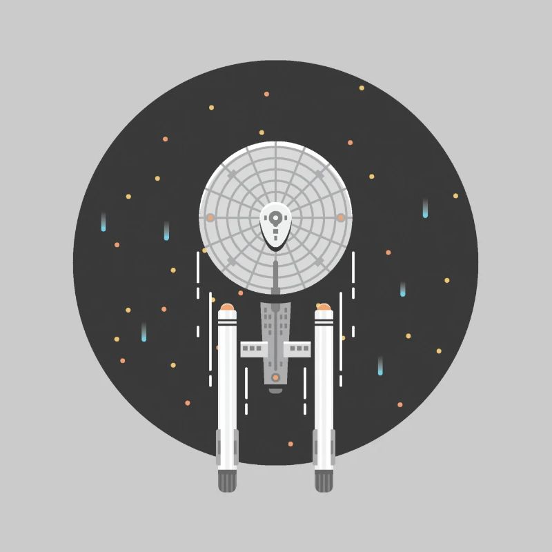 Vaisseau spatial dans l’espace