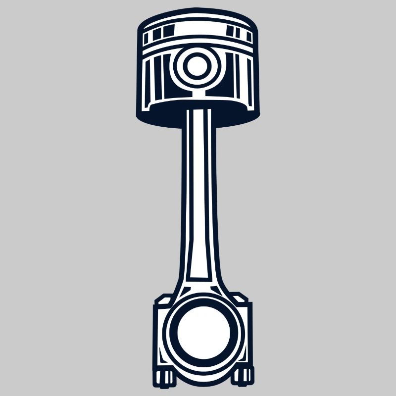 Piston avec bielle