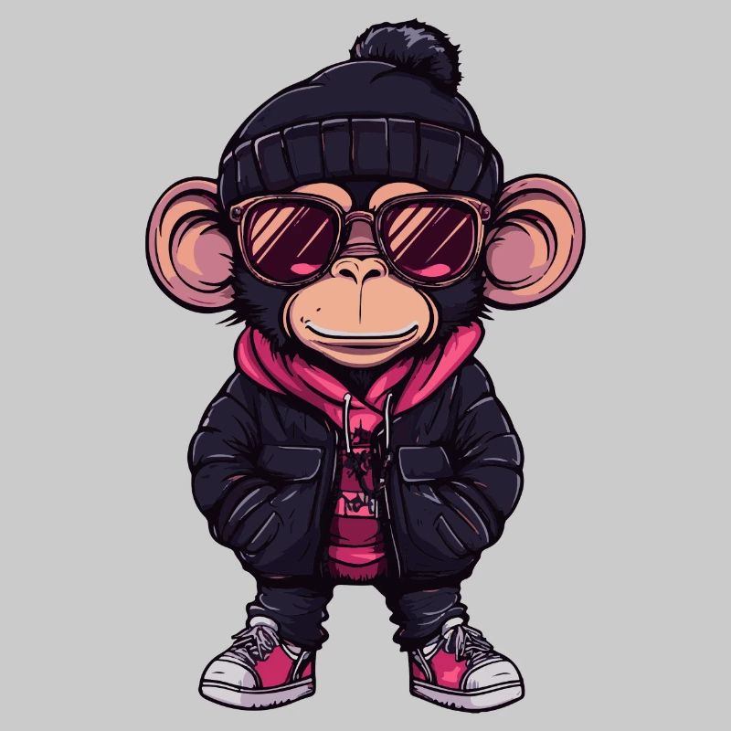 Monkey Winter Comic