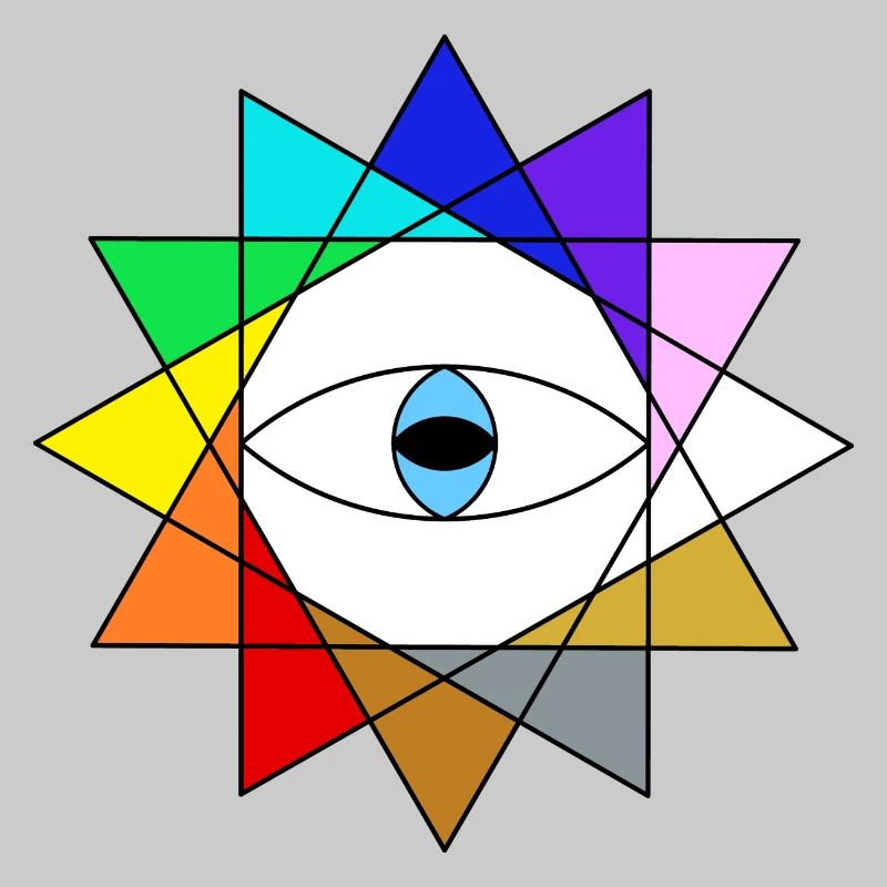 Dodeka Star Third Eye 12 rays