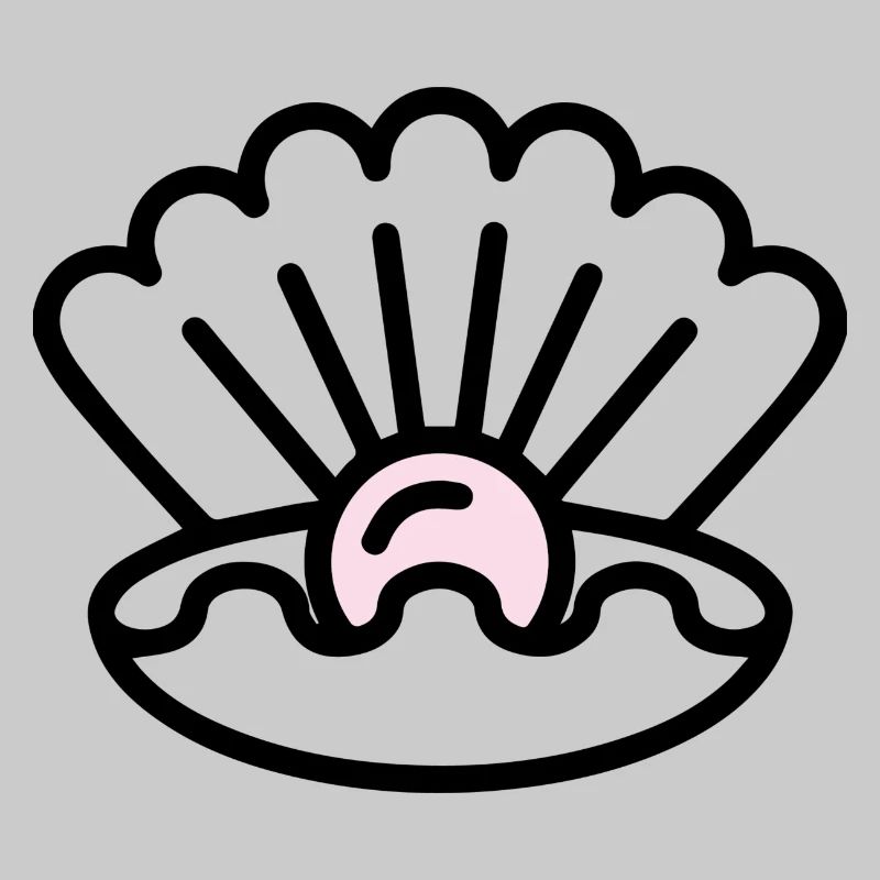Coquillage avec perle idée cadeau