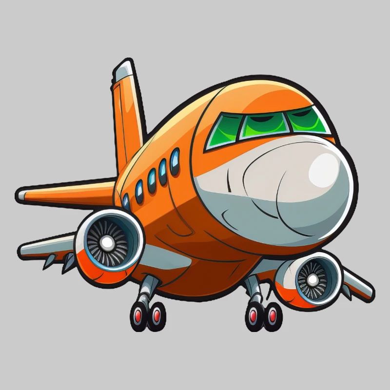 Comic Jet Plane
